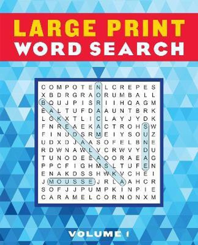 Large Print Word Search Volume 1  (English, Paperback, Editors of Thunder Bay Press)