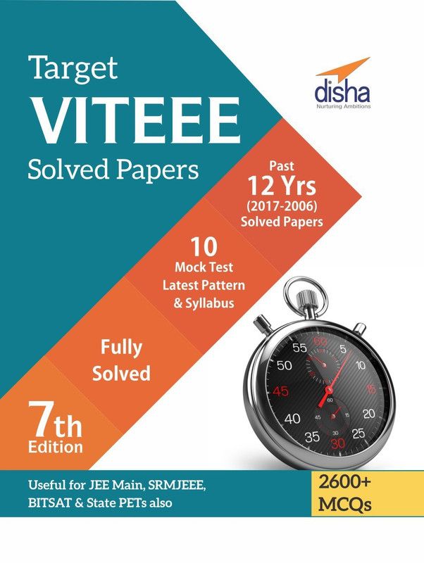 Target VITEEE - Past 12 Years (2017-2006) Solved Papers + 10 Mock Tests  (English, Paperback, unknown)