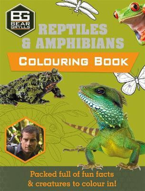 Bear Grylls Colouring Books: Reptiles  (English, Paperback, Grylls Bear)