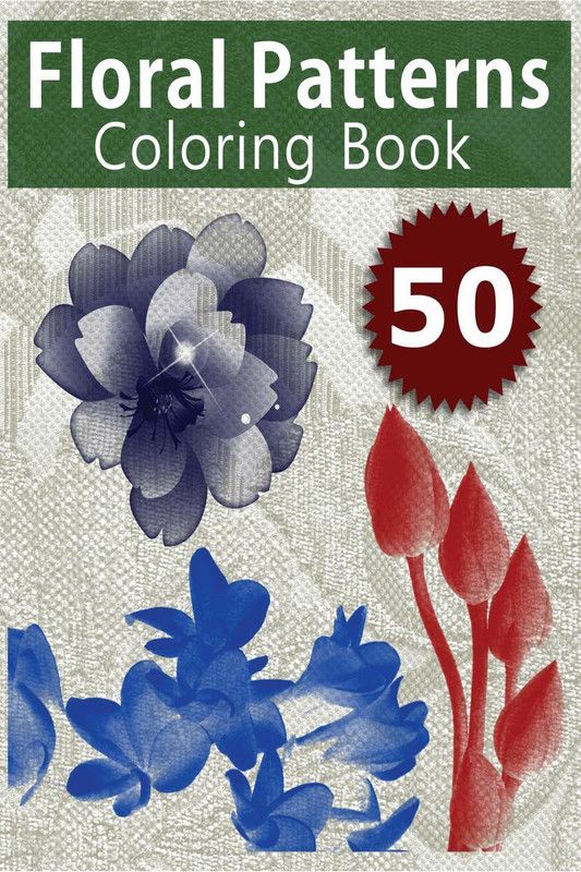 50 Floral Patterns Coloring Book  (English, Paperback, Alfie Mcmay)