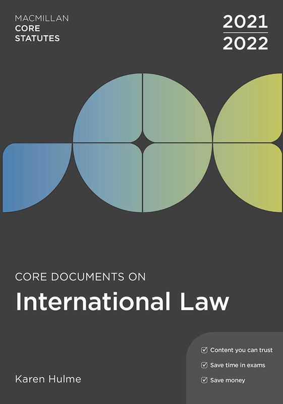 Core Documents on International Law 2021-22  (English, Paperback, Hulme Karen)