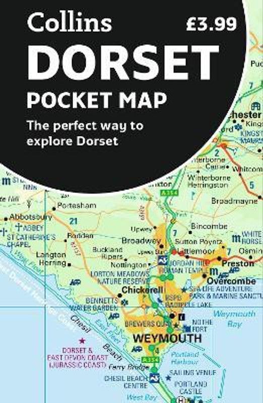 Dorset Pocket Map  (English, Sheet map, folded, Collins Maps)
