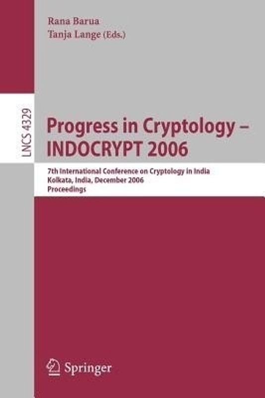 Progress in Cryptology - INDOCRYPT 2006  (English, Paperback, unknown)
