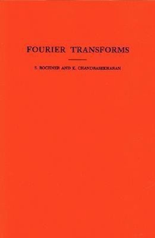 Fourier Transforms. (AM-19), Volume 19  (English, Paperback, Trust Salomon)