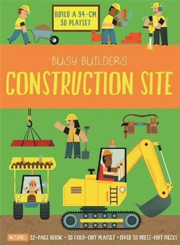 Busy Builders Construction Site  (English, Hardcover, Oxlade Chris)