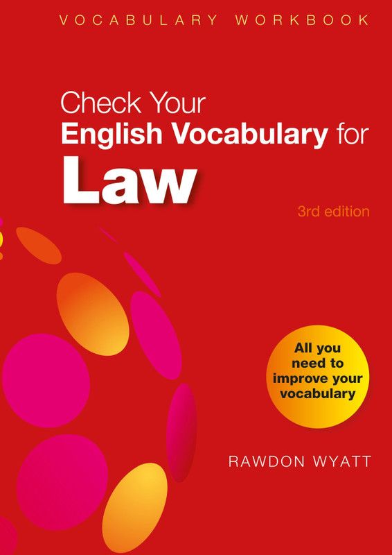 Check Your English Vocabulary for Law  (English, Paperback, Wyatt Rawdon)
