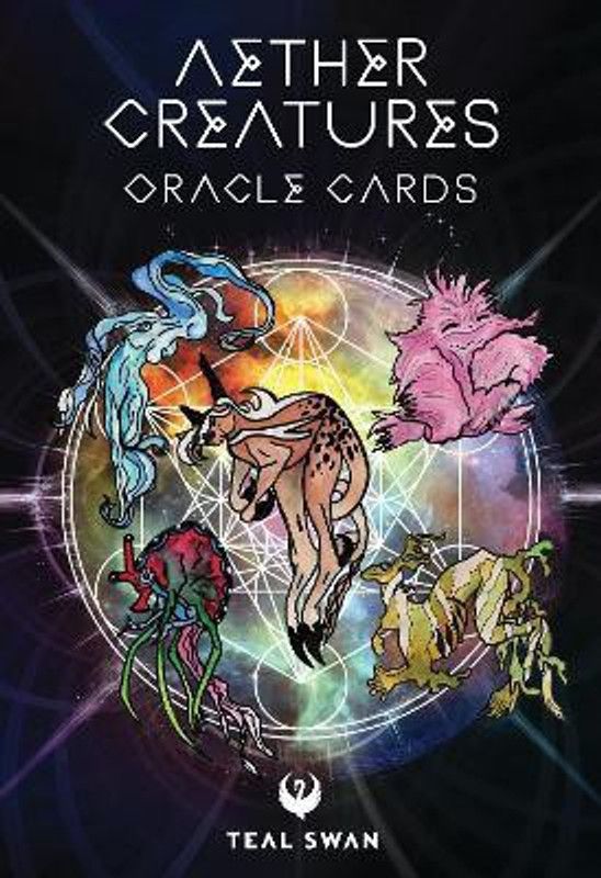 Aether Creatures Oracle Cards  (English, Kit, Swan Teal)