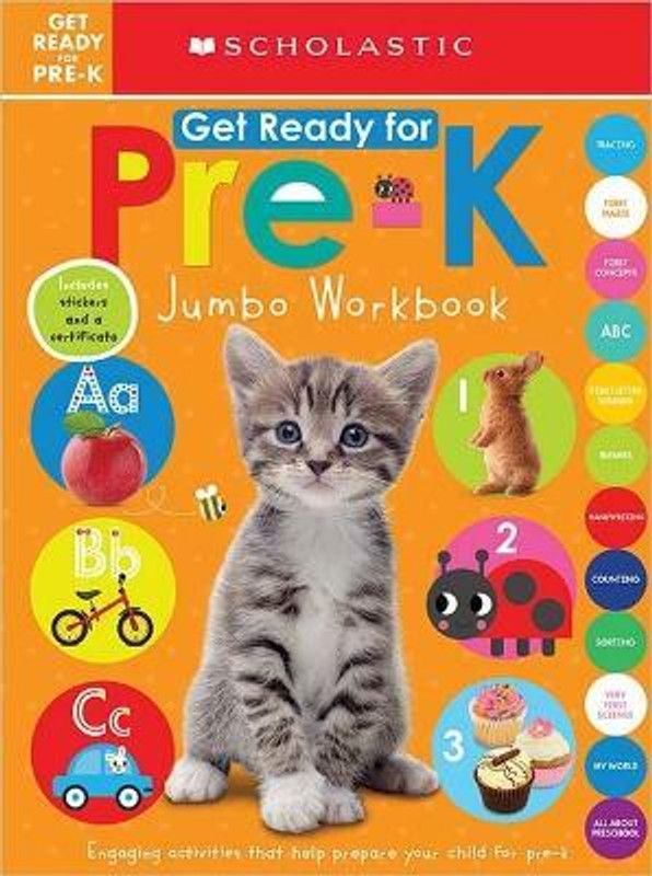 Get Ready for Pre-K Jumbo Workbook: Scholastic Early Learners (Jumbo Workbook)  (English, Paperback, Scholastic)