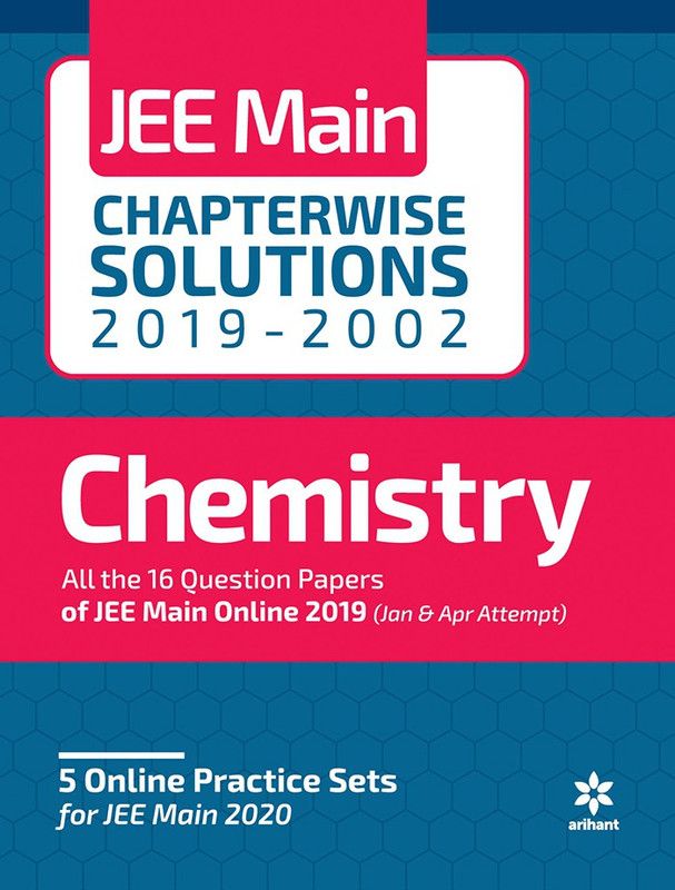 Jee Main Chapterwise Solutions Chemistry (2019-2002)  (English, Paperback, unknown)