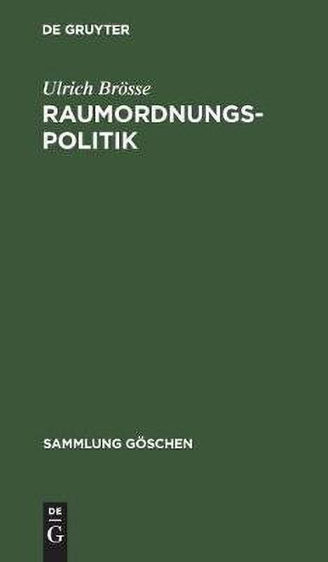Raumordnungspolitik  (German, Hardcover, Broesse Ulrich)