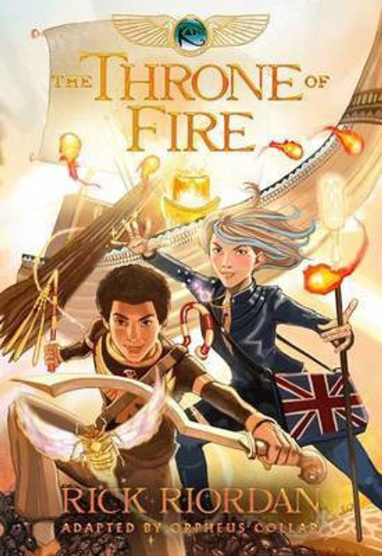 Kane Chronicles, The, Book Two: Throne of Fire: The Graphic Novel, The-The Kane Chronicles, Book Two  (English, Paperback, Riordan Rick)