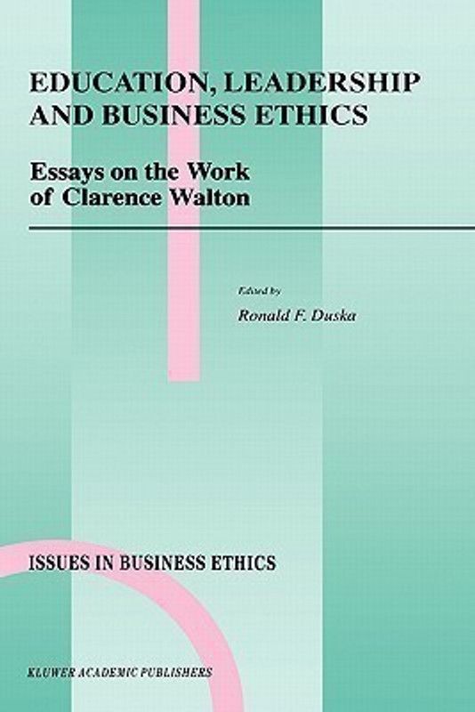 Education, Leadership and Business Ethics  (English, Hardcover, unknown)