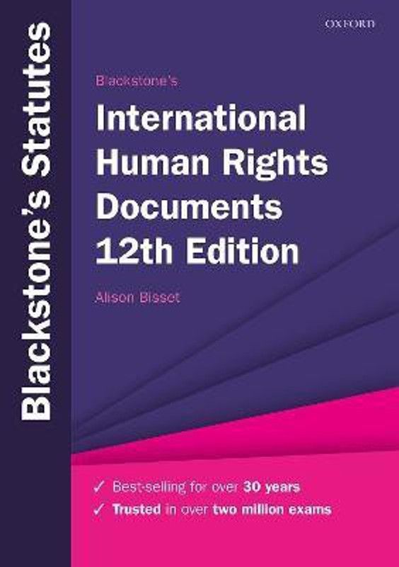 Blackstone's International Human Rights Documents  (English, Paperback, unknown)