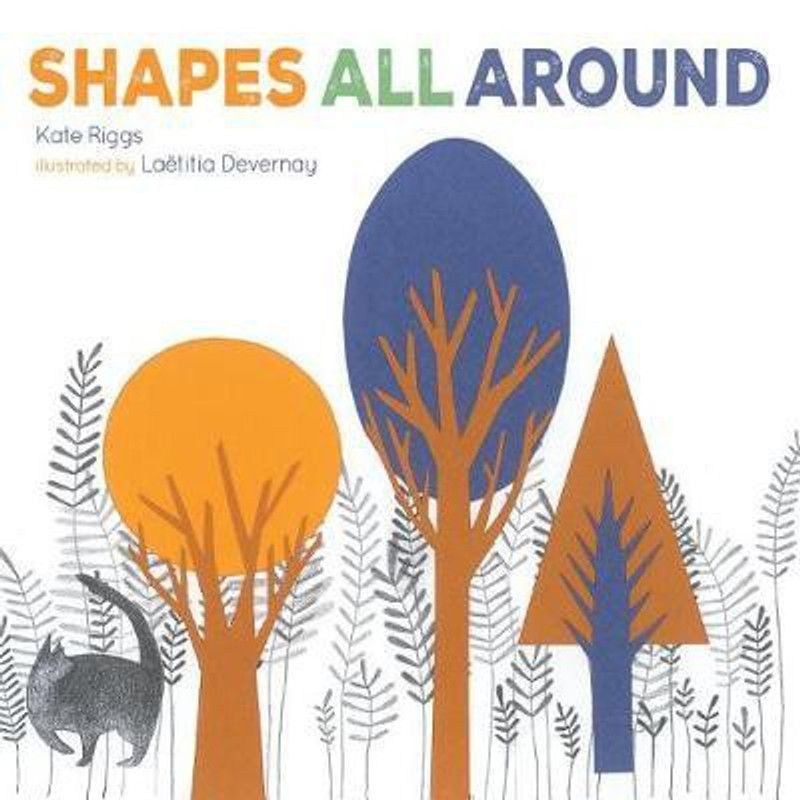 Shapes All Around  (English, Board book, Riggs Kate)