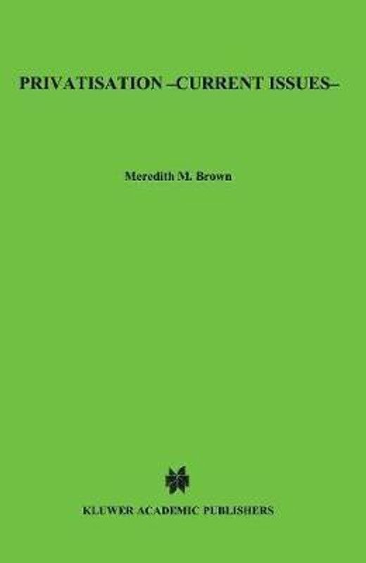Privatisation, Current Issues  (English, Paperback, unknown)