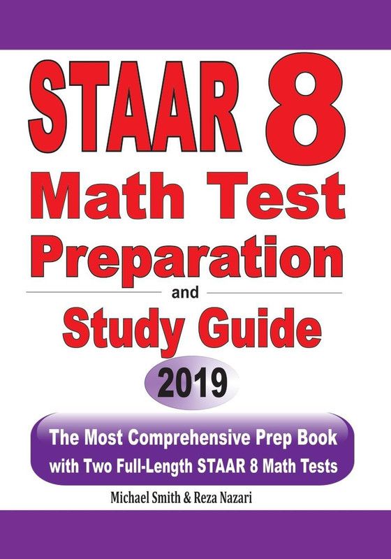 STAAR 8 Math Test Preparation and study guide  (English, Paperback, Smith Michael)