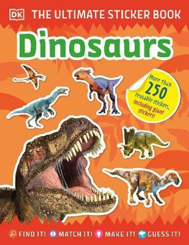 Ultimate Sticker Book Dinosaurs  (English, Paperback, DK)