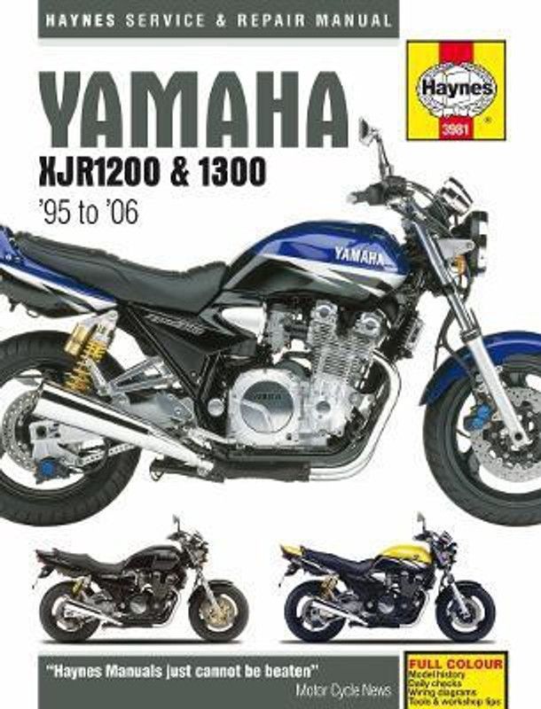 Yamaha XJR1200 & XJR1300 (95 - 06) Haynes Repair Manual  (English, Paperback, Haynes Publishing)