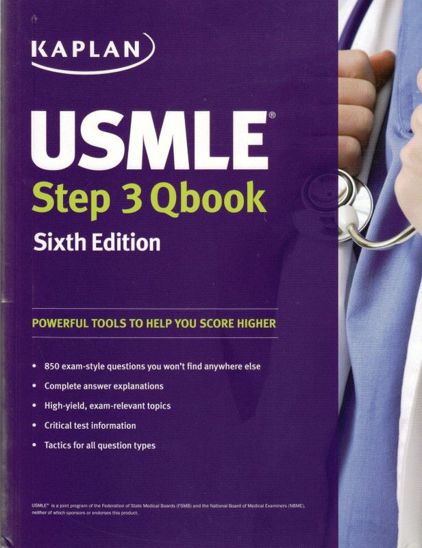 USMLE Step 3 Qbook, 6th Ed - Poweful Tools To Healp You Score Higher  (English, Paperback, Kaplan Medical)