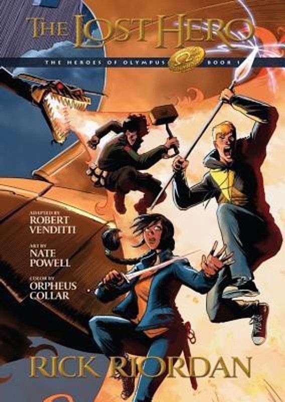 Heroes of Olympus, Book One: Lost Hero: The Graphic Novel, The-Heroes of Olympus, Book One  (English, Paperback, Riordan Rick)