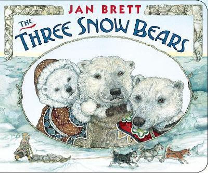 The Three Snow Bears  (English, Board book, Brett Jan)