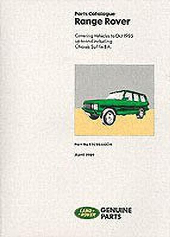 Range Rover 1970-85 Parts Catalogue  (English, Paperback, Brooklands Books Ltd)