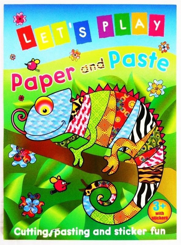 Let's Play Paper and Paste: Chameleon  (English, Novelty book, Filipek Nina)