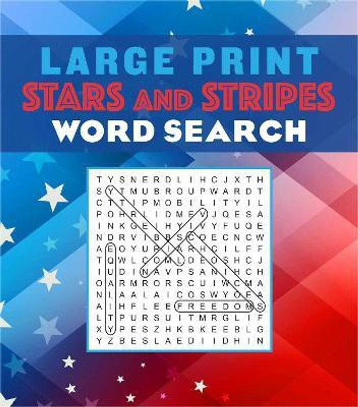Large Print Stars and Stripes Word Search  (English, Paperback, Editors of Thunder Bay Press)