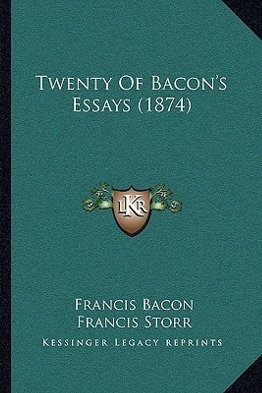 Twenty Of Bacon's Essays (1874)  (English, Paperback, Bacon Francis)