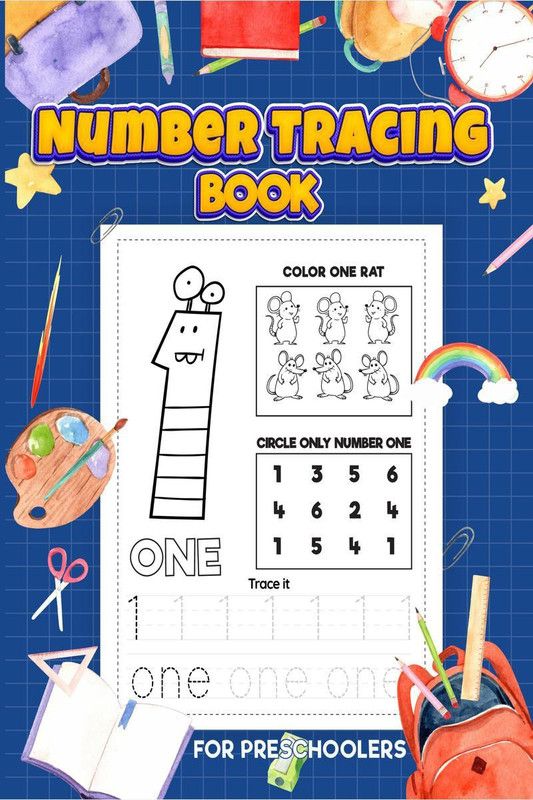 NUMBER TRACING BOOK FOR PRESCHOLARS  (English, Paperback, A. C. Maxim)