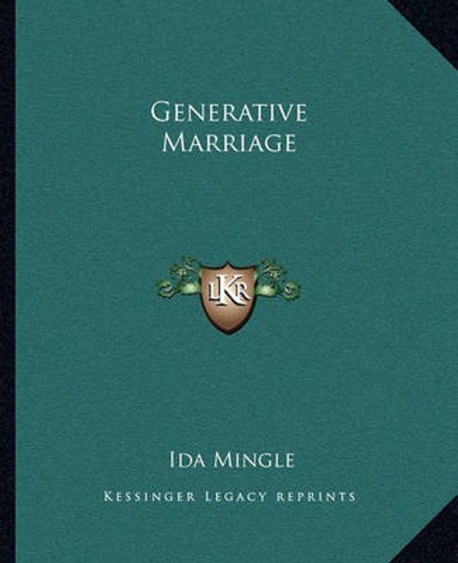 Generative Marriage  (English, Paperback, Mingle Ida)