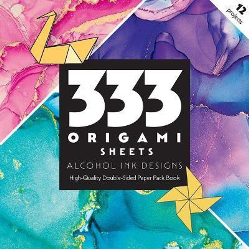 333 Origami Sheets Alcohol Ink Designs  (English, Paperback, Publishing C, T)