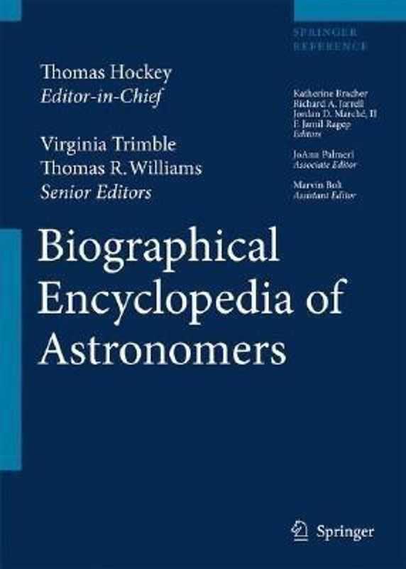 The Biographical Encyclopedia of Astronomers 1st Edition  (English, Hardcover, unknown)