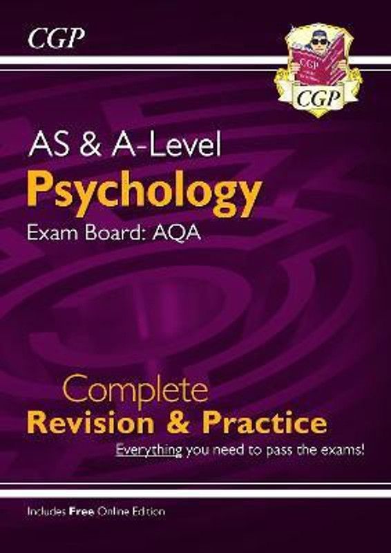 AS and A-Level Psychology: AQA Complete Revision & Practice with Online Edition  (English, Mixed media product, CGP Books)