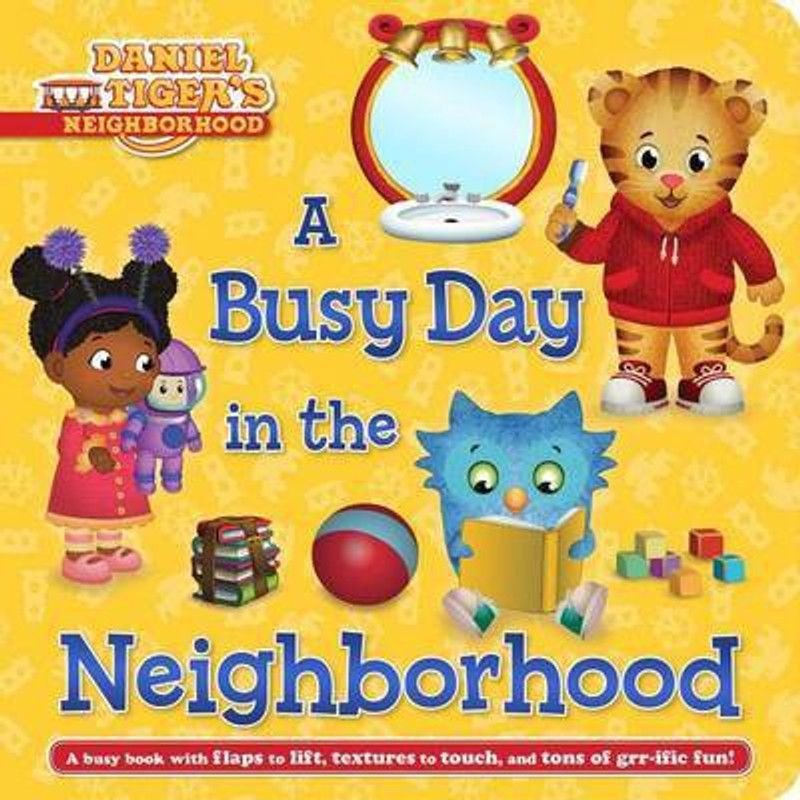 A Busy Day in the Neighborhood  (English, Board book, Spinner Cala)