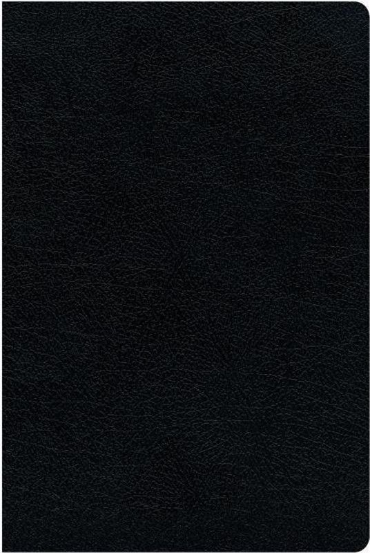 NIV, Thinline Reference Bible, Bonded Leather, Black, Red Letter, Thumb Indexed, Comfort Print  (English, Leather / fine binding, Zondervan)