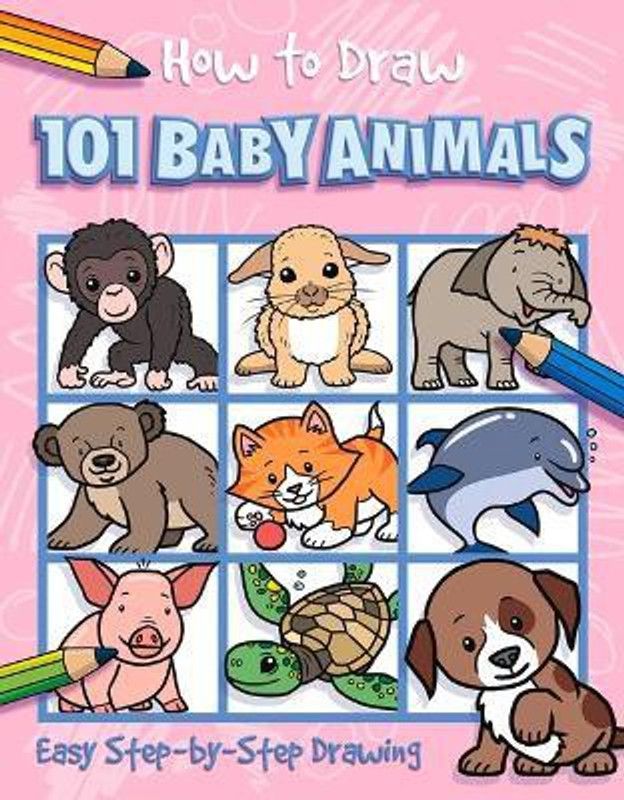 How to Draw 101 Baby Animals  (English, Paperback, Lambert Nat)