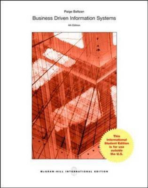 Business Driven Information Systems (Int'l Ed)  (English, Paperback, Baltzan Paige)