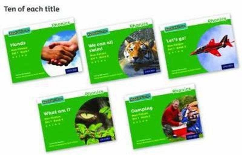 Read Write Inc. Phonics: Green Set 1 Non-fiction books (Pack of 50)  (English, Multiple copy pack, Munton Gill)