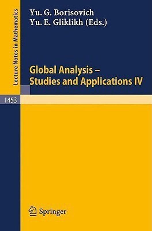 Global Analysis - Studies and Applications IV  (English, Paperback, unknown)