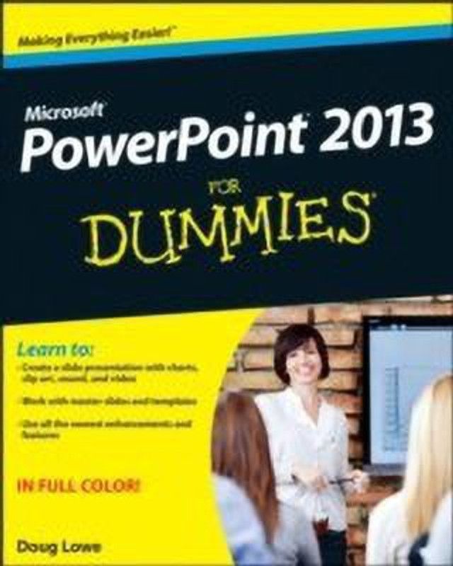PowerPoint 2013 For Dummies  (English, Paperback, Lowe Doug)