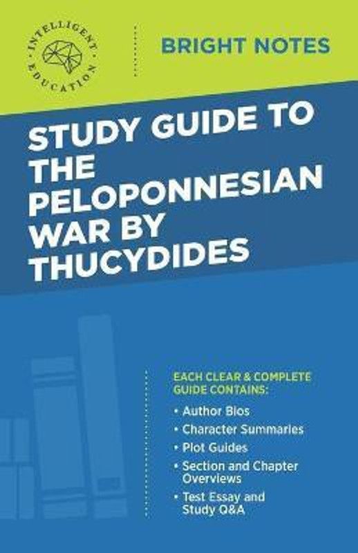 Study Guide to The Peloponnesian War by Thucydides  (English, Paperback, unknown)