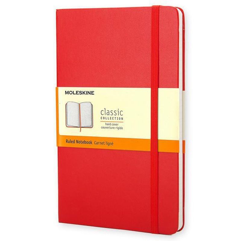Moleskine Large Ruled Hardcover Notebook Scarlet Red  (English, Notebook / blank book, unknown)
