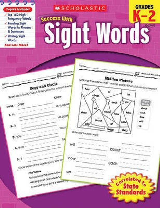 Scholastic Success with Sight Words Workbook  (English, Paperback, Baicker Karen)
