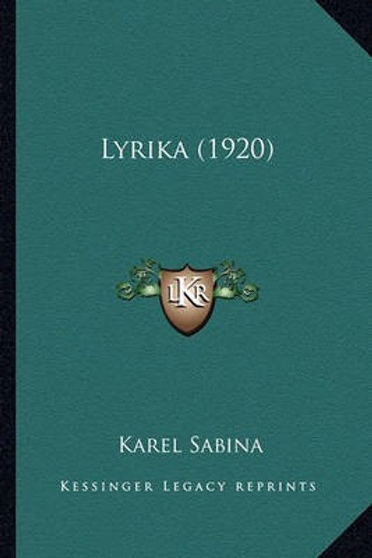 Lyrika (1920)  (Chinese, Paperback, Sabina Karel)