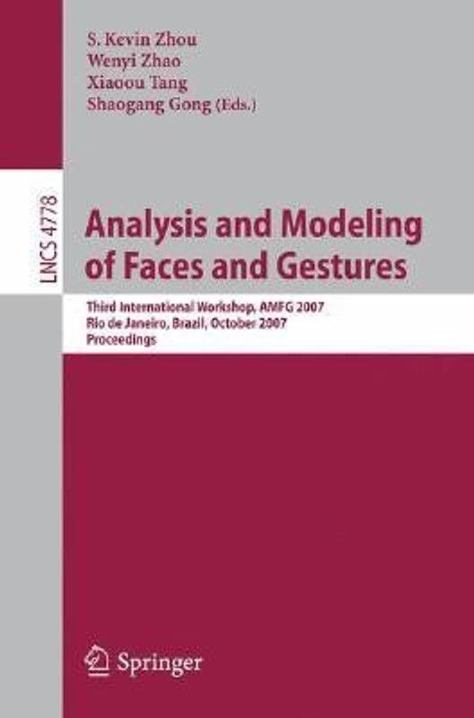 Analysis and Modeling of Faces and Gestures  (English, Paperback, unknown)