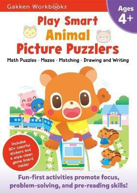 Play Smart Animal Picture Puzzlers Age 4+  (English, Paperback, Gakken Early Childhood Experts)