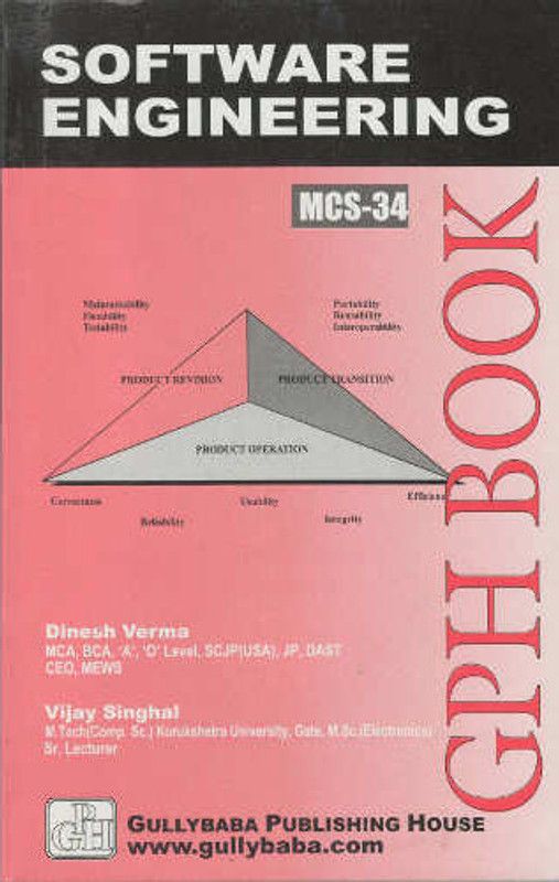 MCS-34 Software Engineering  (English, Paperback, Verma Dinesh)