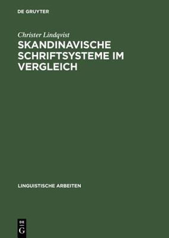 Skandinavische Schriftsysteme im Vergleich  (German, Hardcover, Lindqvist Christer)