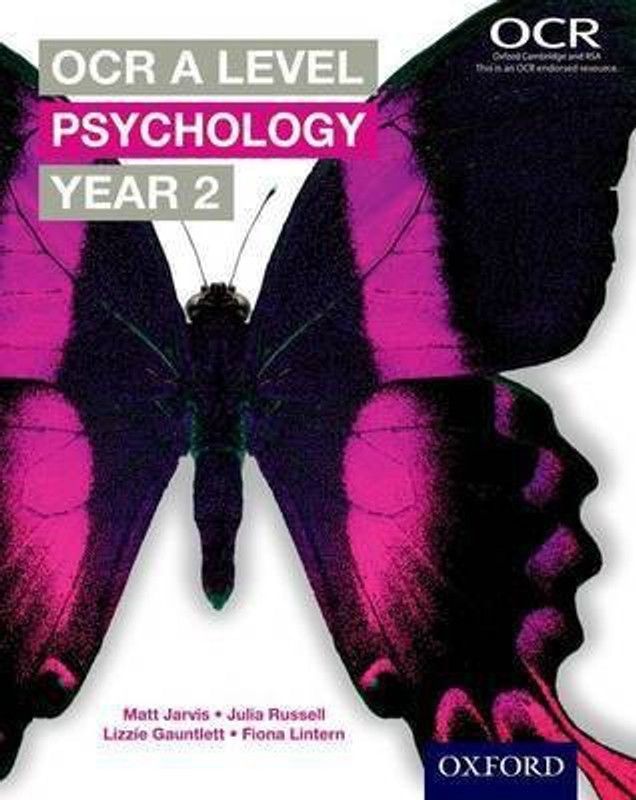 OCR A Level Psychology Year 2  (English, Paperback, Jarvis Matt)